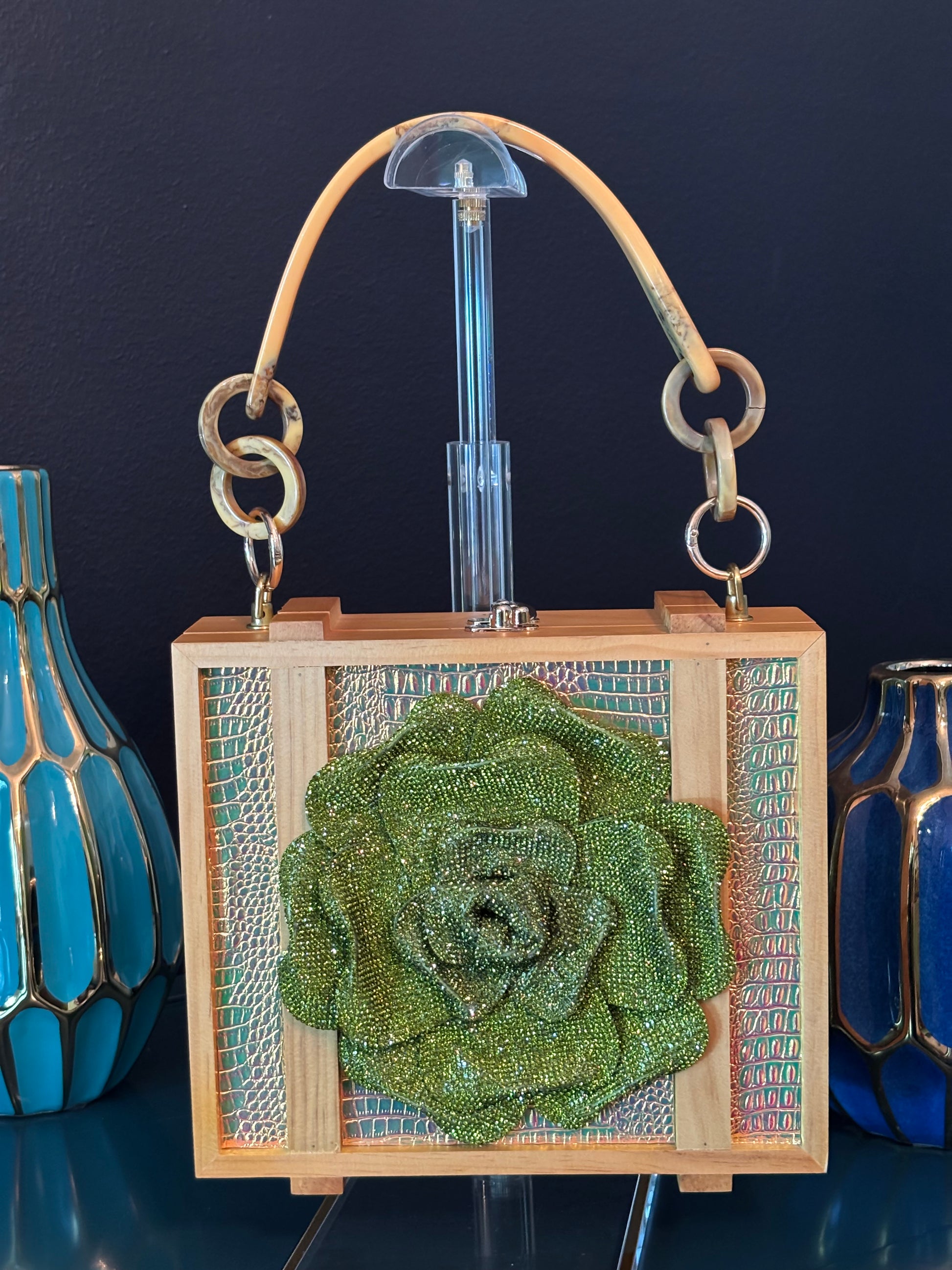 Gurkha Chartreuse Cigar Box Handbag