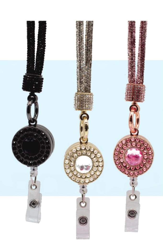 Reel Rhinestone Lanyard