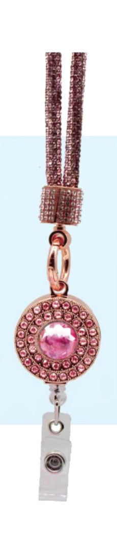 Reel Rhinestone Lanyard