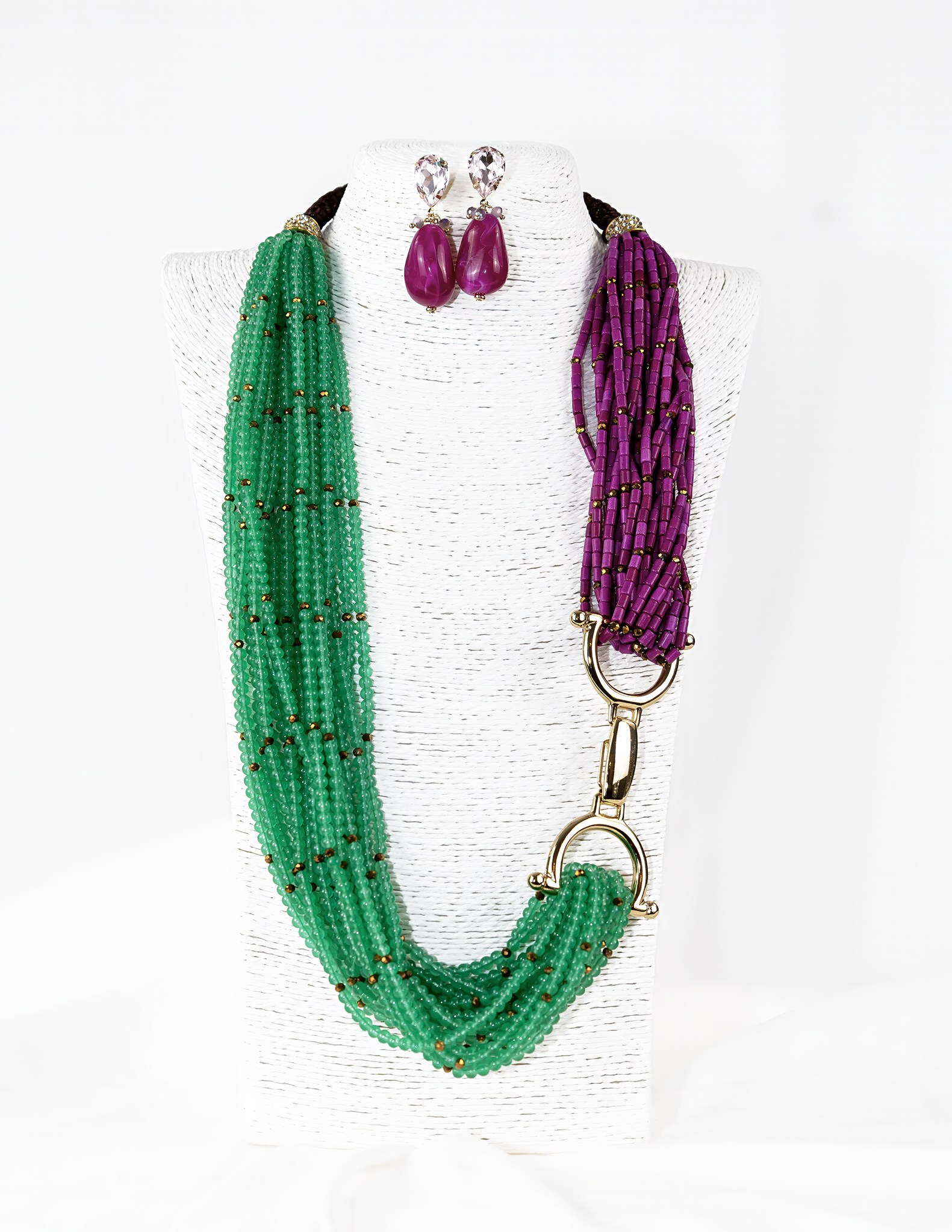 Purple/Green necklace