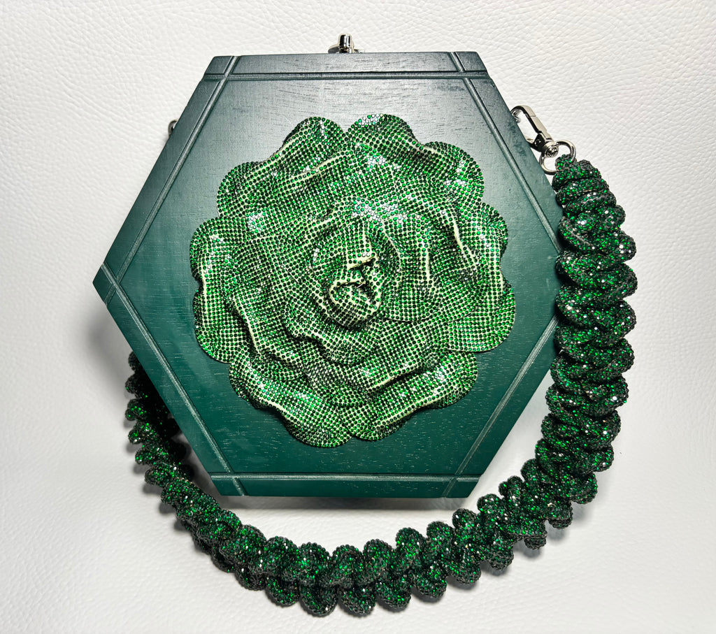 Hexagon Cigar Box Handbag