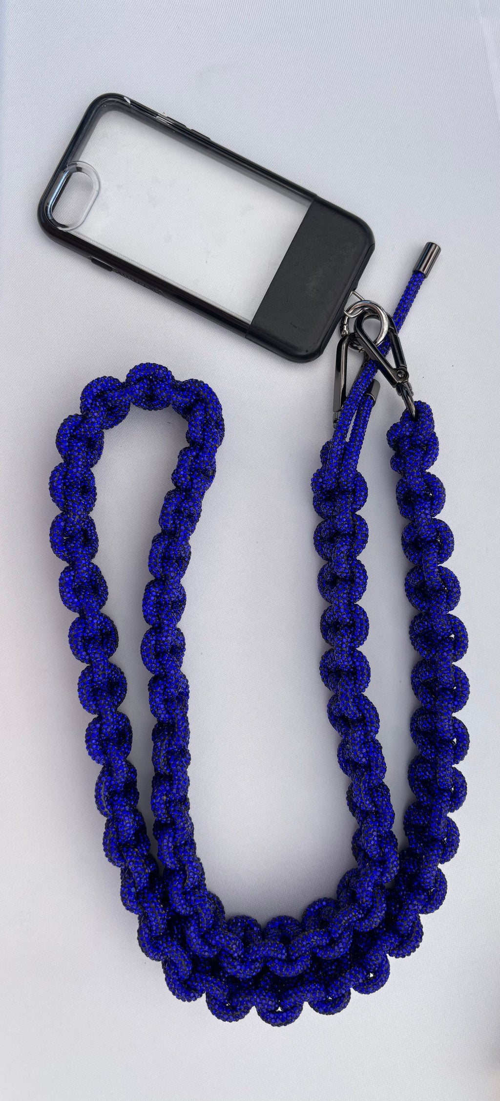 Jumbo Braided Rhinestone Lanyard