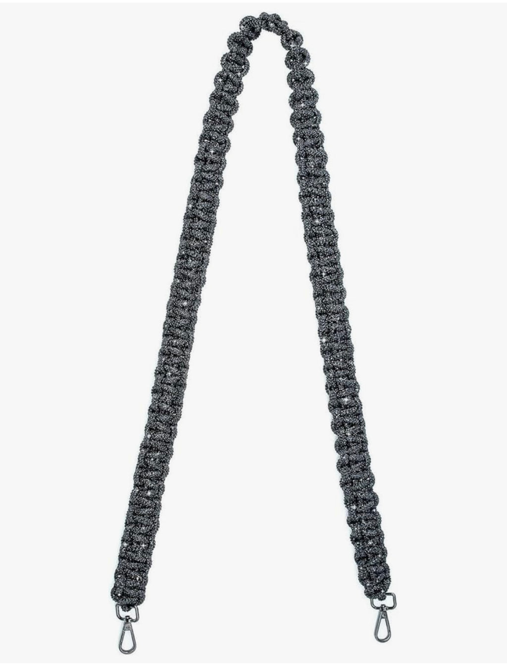 Jumbo Braided Rhinestone Lanyard