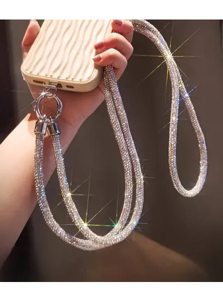 Rhinestone Phone Lanyard