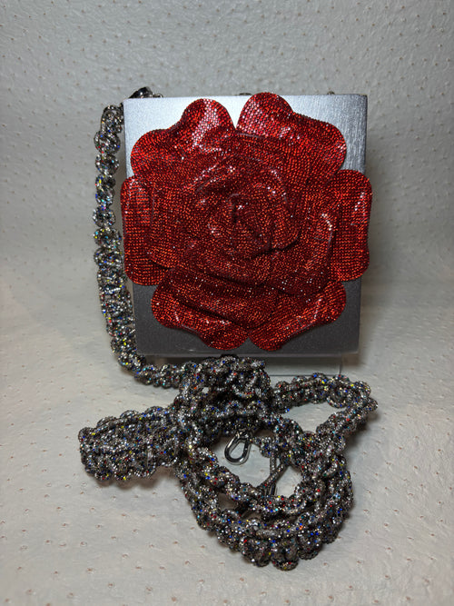 Aladino Silver Cigar Box Handbag