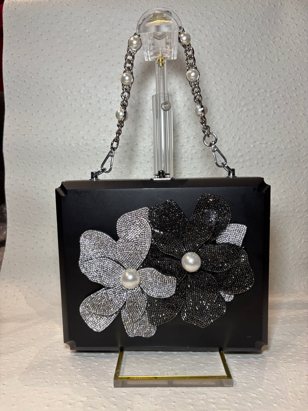 Rocky Patel Black and Pearl Cigarbox Handbag