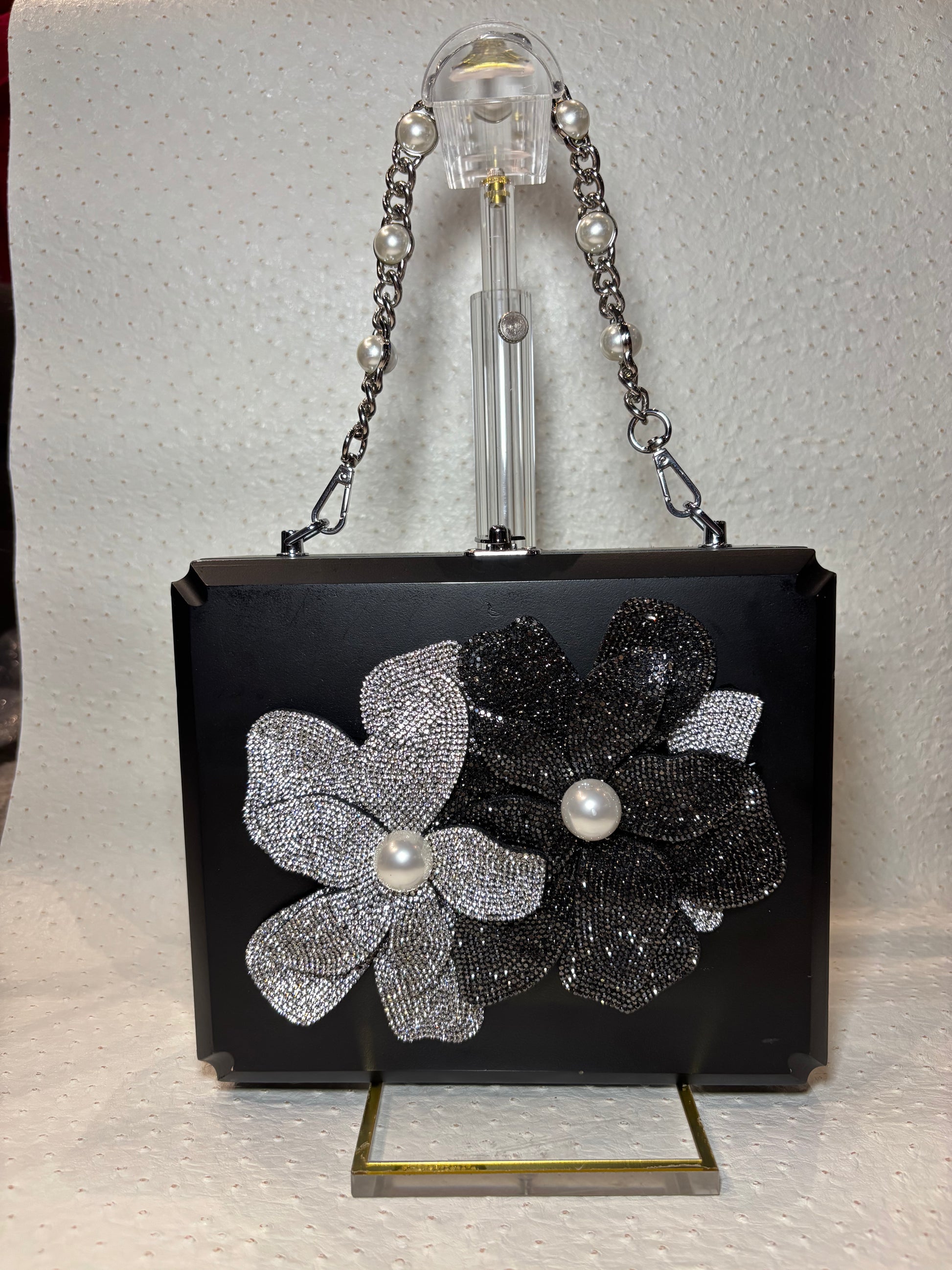Rocky Patel Black and Pearl Cigarbox Handbag