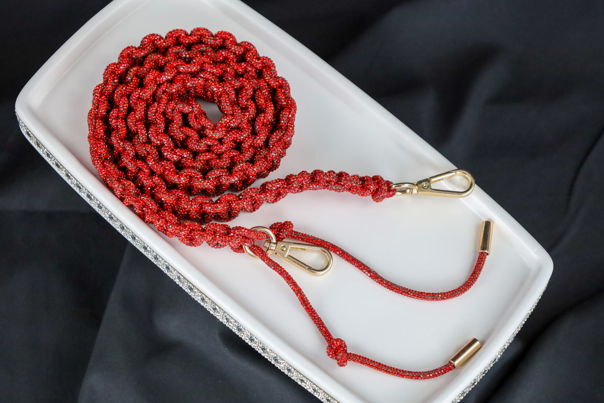 Mini Rhinestone Phone Lanyards