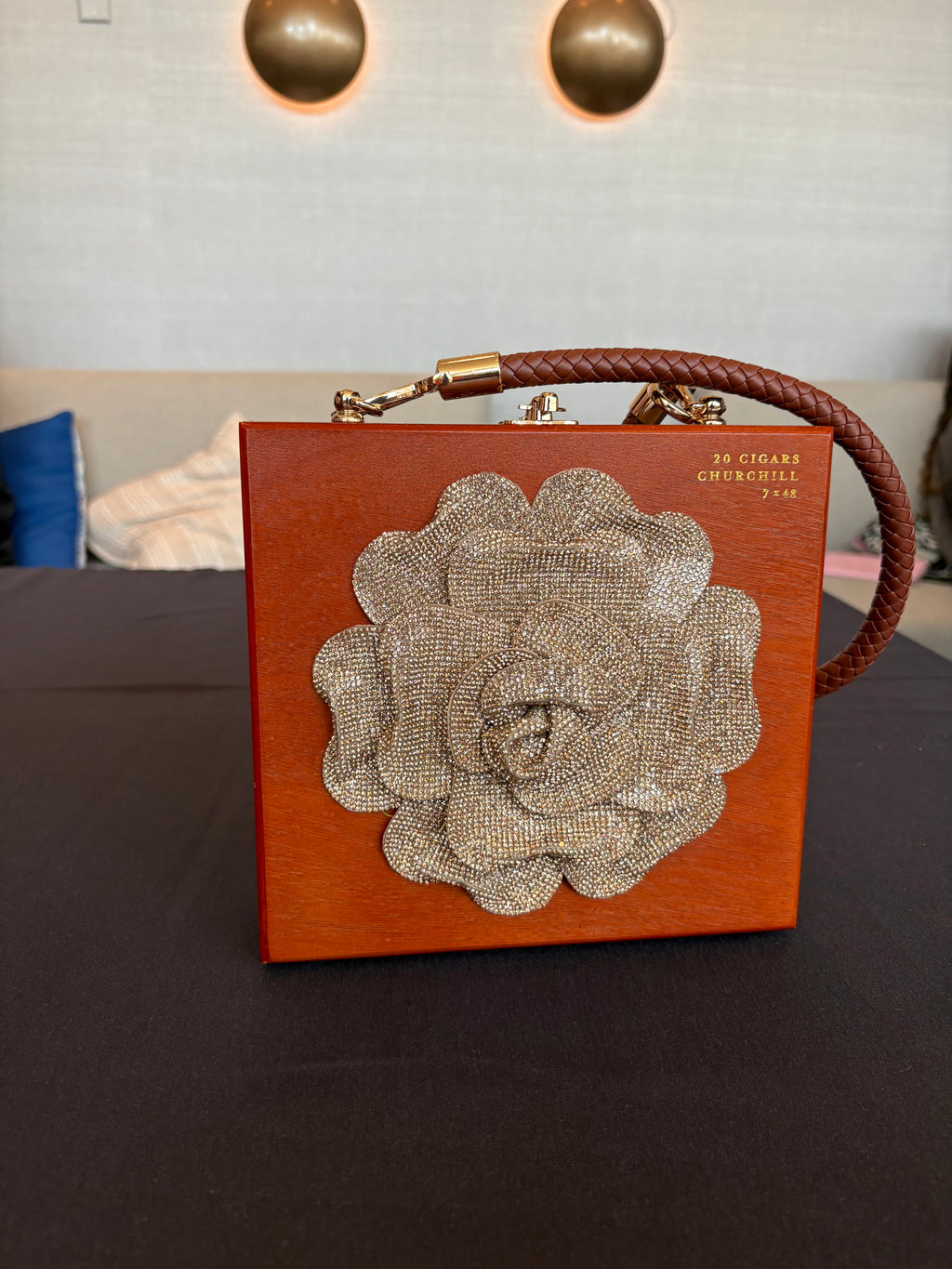 Copper Olivia Cigar Box Handbag