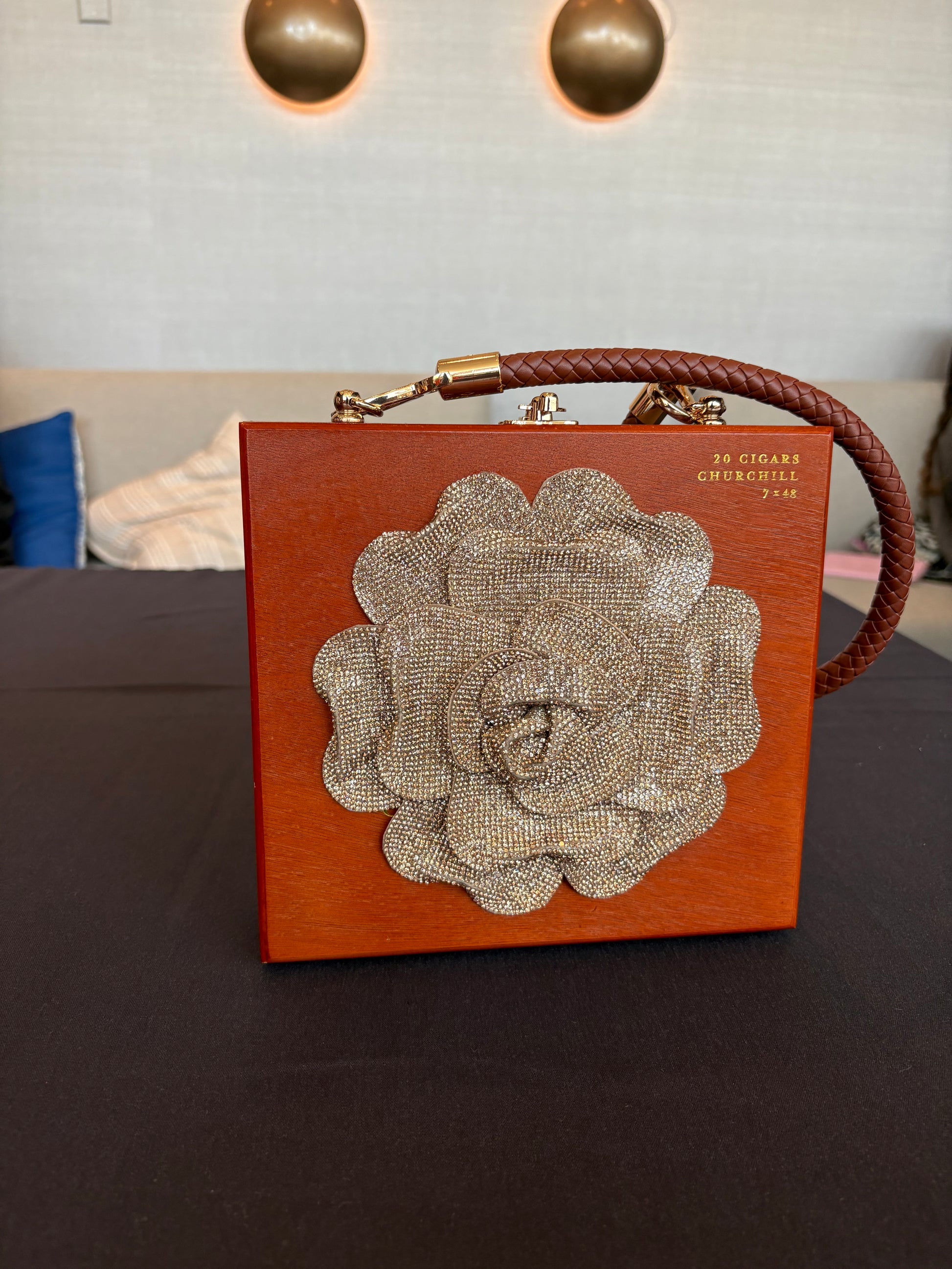 Copper Olivia Cigar Box Handbag