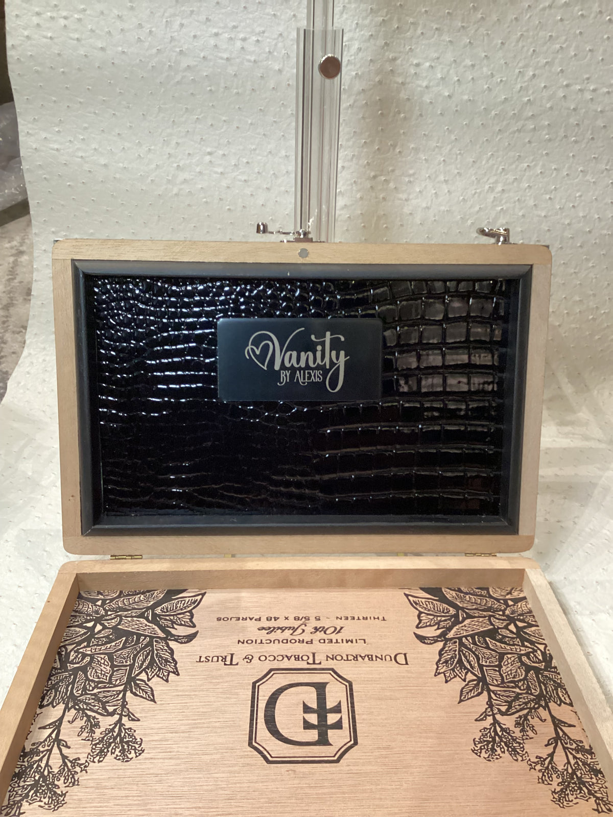 Dubarton Black Cigar Box Handbag