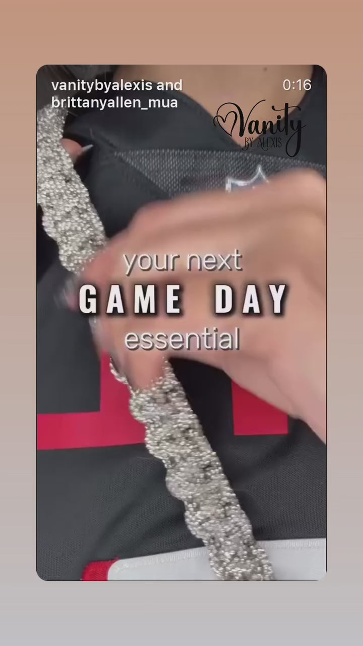 Jumbo Braided Rhinestone Lanyard