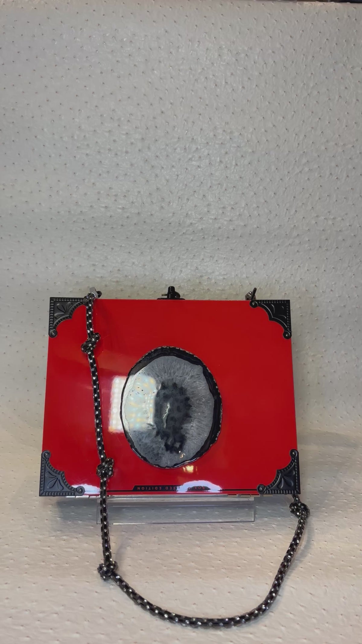 Camacho Red/Black Cigar Box Handbag