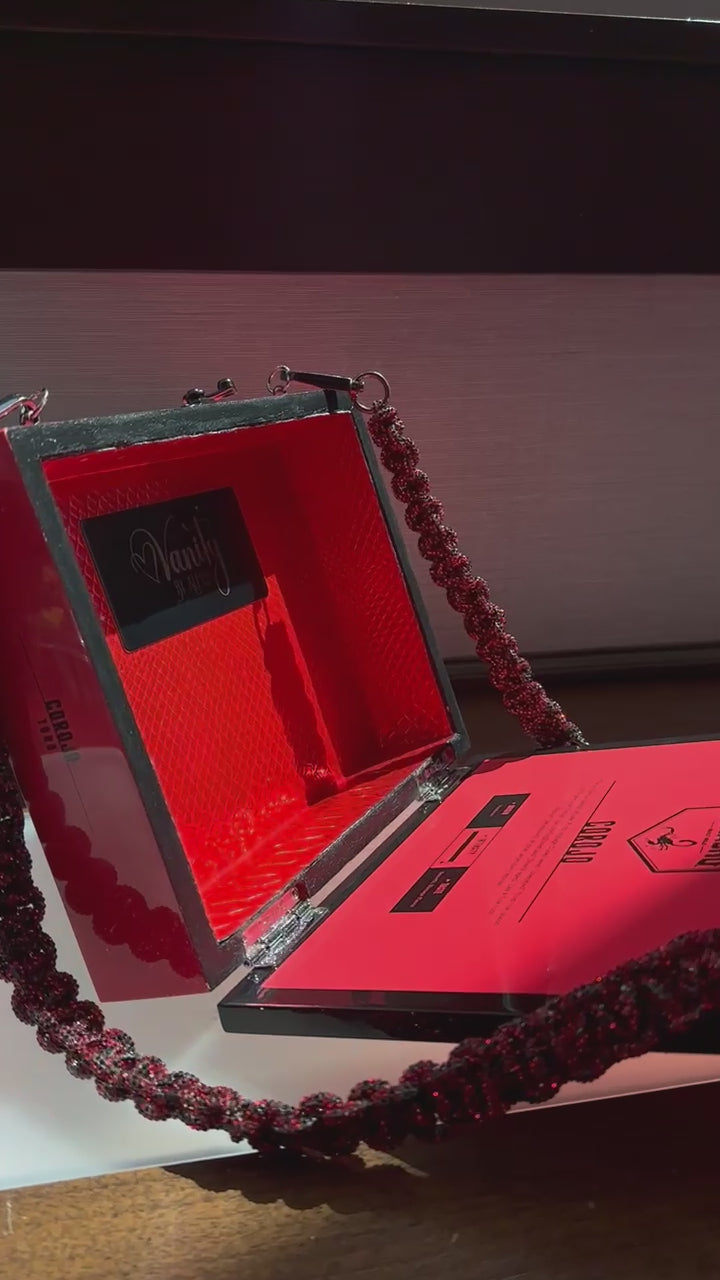 Camacho Red Cigar Box Handbag